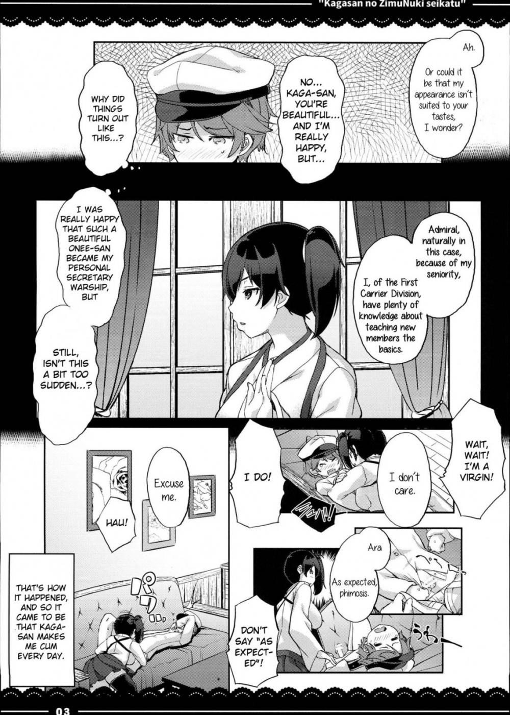 Hentai Manga Comic-Kaga-san's Work Skipping Sex Life-Read-4